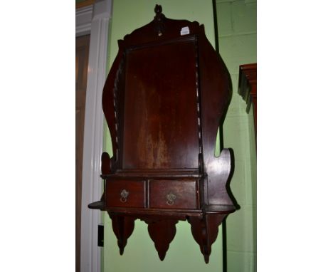 Ecclesiastical church wardens wall hanging pipe rack  CONDITION REPORT: 