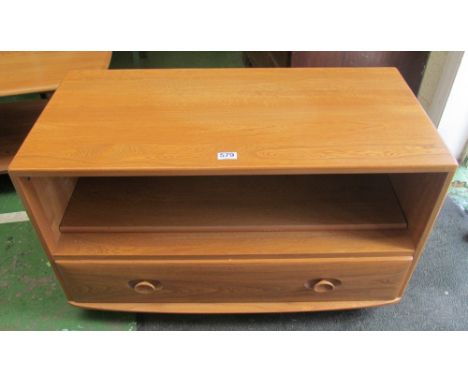 An Ercol Golden Dawn tv/dvd stand