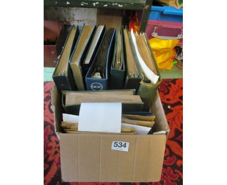 Various stamp albums from around the world, some GB presentation packs and First Day Covers