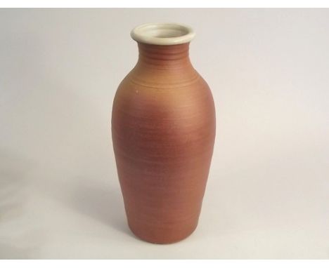 EDDIE HOPKINS.
A Winchcombe Pottery vase by Eddie Hopkins. Personal & pottery marks. Height 33cm.