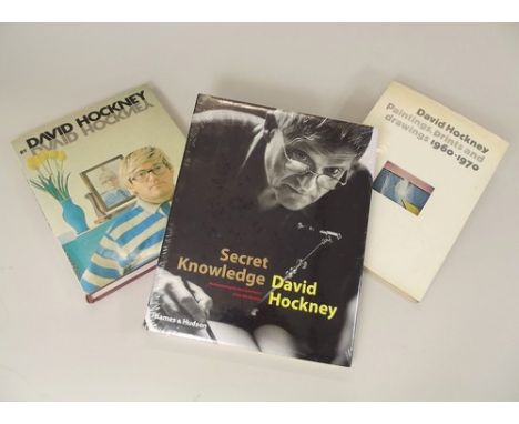 BOOKS: DAVID HOCKNEY.
Three David Hockney books including 'Secret Knowledge' (still sealed).