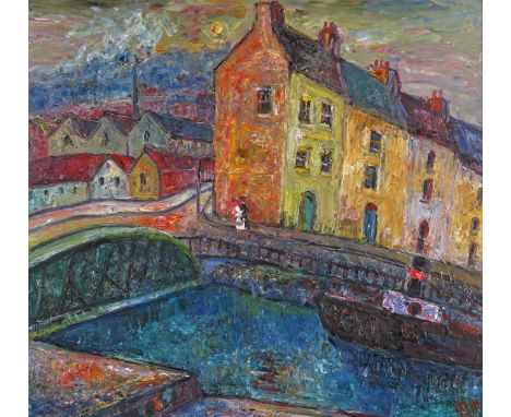 ‡ Barrington Tabb (b.1934) Bathurst Basin Signed with initials Oil on board 46 x 51cm