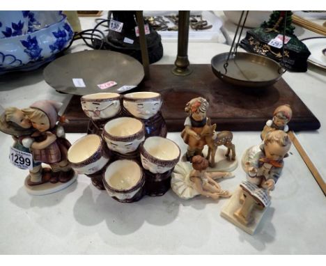 Goebel figurines and Weiss egg cups. Not available for in-house P&amp;P 