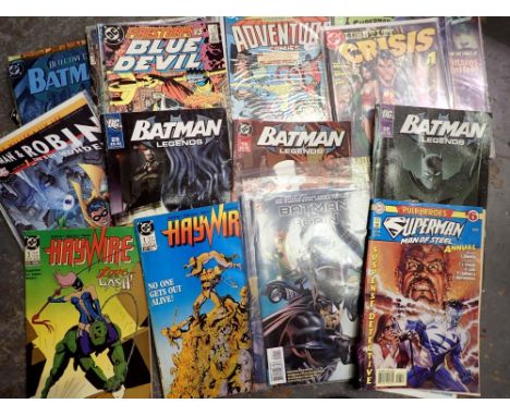 Collection of 30 DC comics, including Batman, Blackhawk and Blue Devil etc. UK P&amp;P Group 2 (£20+VAT for the first lot and
