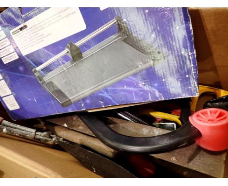 Mixed tools and an A4 paper trimmer. Not available for in-house P&amp;P 