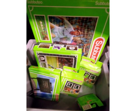 Six boxes of Subbuteo including game and players packs. Not available for in-house P&amp;P 