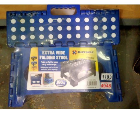 Markman extra wide folding step stool. Not available for in-house P&amp;P 