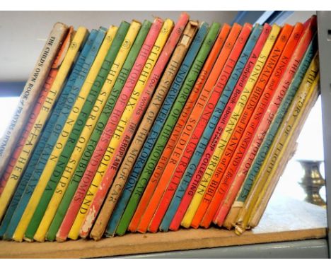 Shelf of mixed Ladybird books. Not available for in-house P&amp;P 