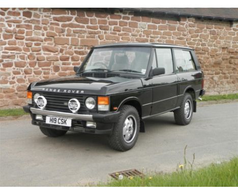 1 of only 200 made celebrating the 20th anniversary of the Range Rover.Number 39 of only 200 made in 1991celebrating the 20th