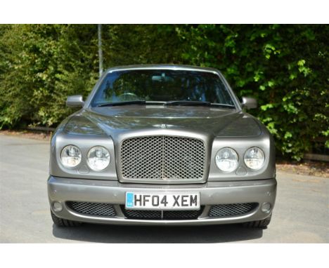 SpecificationMake: BENTLEYModel: ARNAGE TYear: 2004Chassis Number: SCBLF34FX5CH10210Registration Number: HF04 XEMTransmission