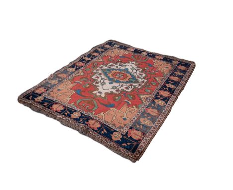 ZIEGLAR PAKISTAN  all wool pile with all-over Herate trailing floral design on a wine red field., pale blue and floral meande
