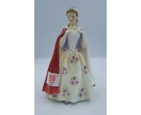 Royal Doulton figure Bess 2002. Crack to left side of cloak 