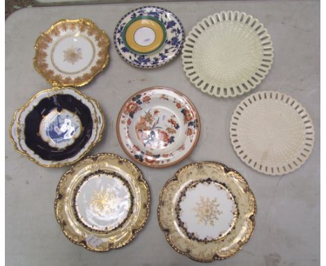 A collection of quality ceramic items to include: Echt Kobalt decorative dish, Wedgwood Eastern Flowers dish, Wedgwood Brookf