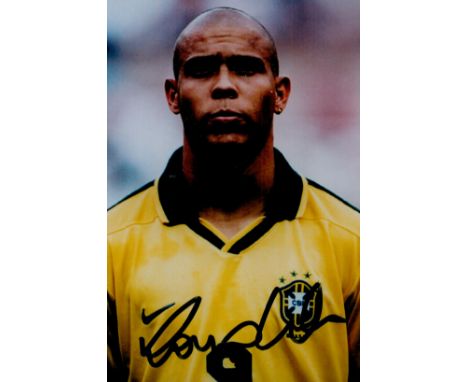 Sport Ronaldo signed 6x4 colour photo. Ronaldo Luís Nazario de Lima (born 18 September 1976),[2] commonly known as Ronaldo, i