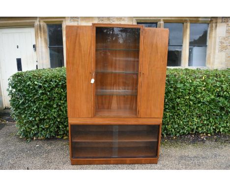 A 1960's vintage teak bookcase. 