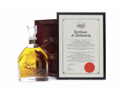 S.S. POLITICIAN "WHISKY GALORE"Blended Scotch Whisky. Composed of various malt and grain whiskies, as well as whisky recovere