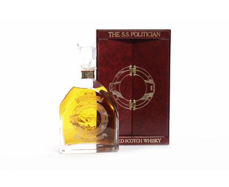 S.S. POLITICIAN "WHISKY GALORE"Blended Scotch Whisky. Composed of various malt and grain whiskies, as well as whisky recovere