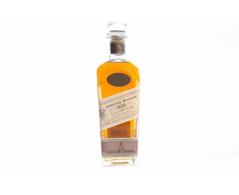 JOHNNIE WALKER 1820Blended Scotch Whisky. Bottle no. A055819. 700ml, 40% volume.   CONDITION REPORT: Very good. 