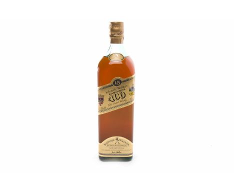 JOHNNIE WALKER KILMARNOCK 400 AGED 15 YEARSBlended Scotch Whisky. Bottled to celebrate the 400th anniversary of the granting 