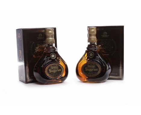 JOHNNIE WALKER SWING SUPERIOR (2)Blended Scotch Whisky. 75cl, 43% volume, in carton. 2 bottles.  CONDITION REPORT: Very good.