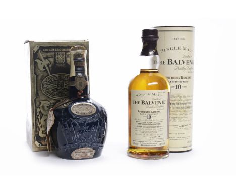 BALVENIE FOUNDER'S RESERVE AGED 10 YEARSActive. Dufftown, Banffshire. 70cl, 40% volume, in tube. CHIVAS BROTHERS ROYAL SALUTE