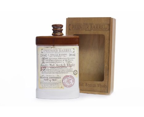 BRAEVAL AGED 9 YEARS PREMIER BARRELActive. Ballindalloch, Banffshire. Matured in a sherry cask. One of 422 decanters. Distill
