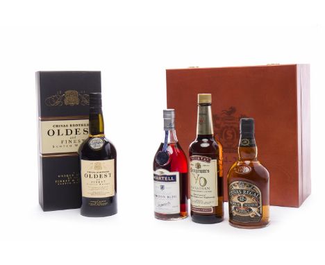 CHIVAS BROTHERS OLDEST AND FINESTBlended Scotch Whisky. 1L, 43% volume, in presentation box. SEAGRAM 1924-2001 GIFT BOX To in