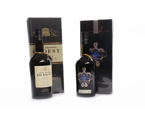 CHIVAS BROTHERS OLDEST AND FINESTBlended Scotch Whisky. 1L, 43% volume, in presentation box. CHIVAS BROTHERS LEGENDBlended Sc