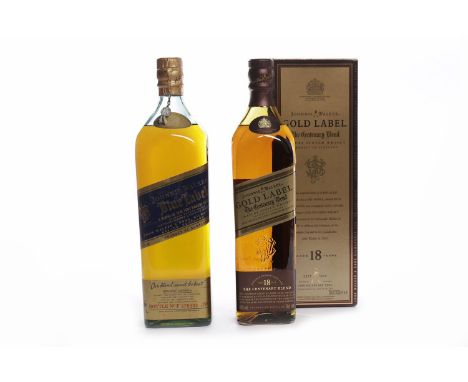 JOHNNIE WALKER GOLD LABEL 'THE CENTENARY BLEND' 18 YEARS OLDBlended Scotch Whisky. 70cl, 40% volume, in carton. JOHNNIE WALKE