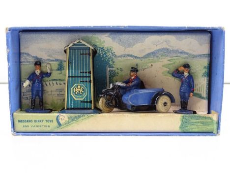 A DINKY No. 43 pre-war "Royal Automobile Club" gift set, complete - G in G box