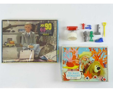A pair of TV related vintage Jigsaw puzzles comprising Gerry Anderson's Joe 90 and The Magic Roundabout, both sealed/complete