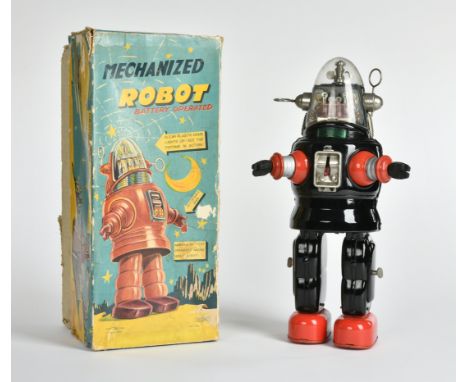 TN Nomura, Mechanical Robot, Japan, 34 cm, Blech, Funkt. ok, min. LM, Okt. Z 2-, Z 2