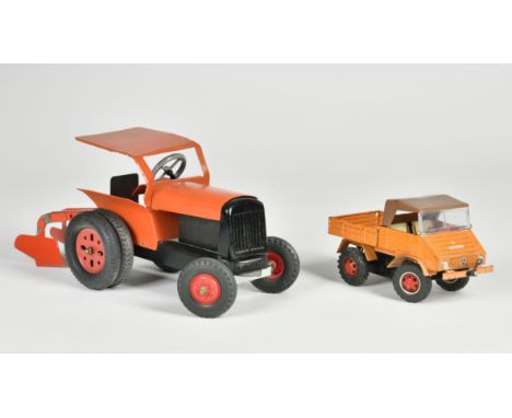 Tippco + Steiff, Traktor + Unimog, W.-Germany, GemBw, LM, komplett?, bitte besichtigen