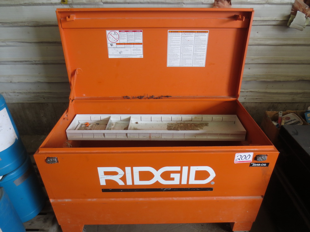 RIDGID ORANGE 2' X 4' X 3' JOB BOX