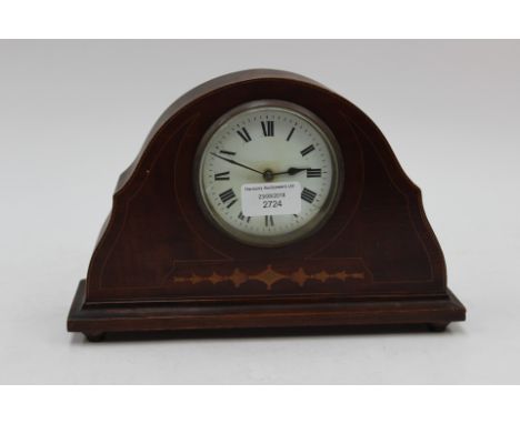 An Edwardian inlaid bracket clock 
