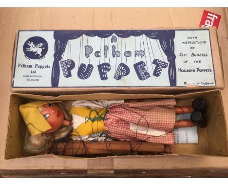Mid 20th century Pelham puppet of a Dutch girl