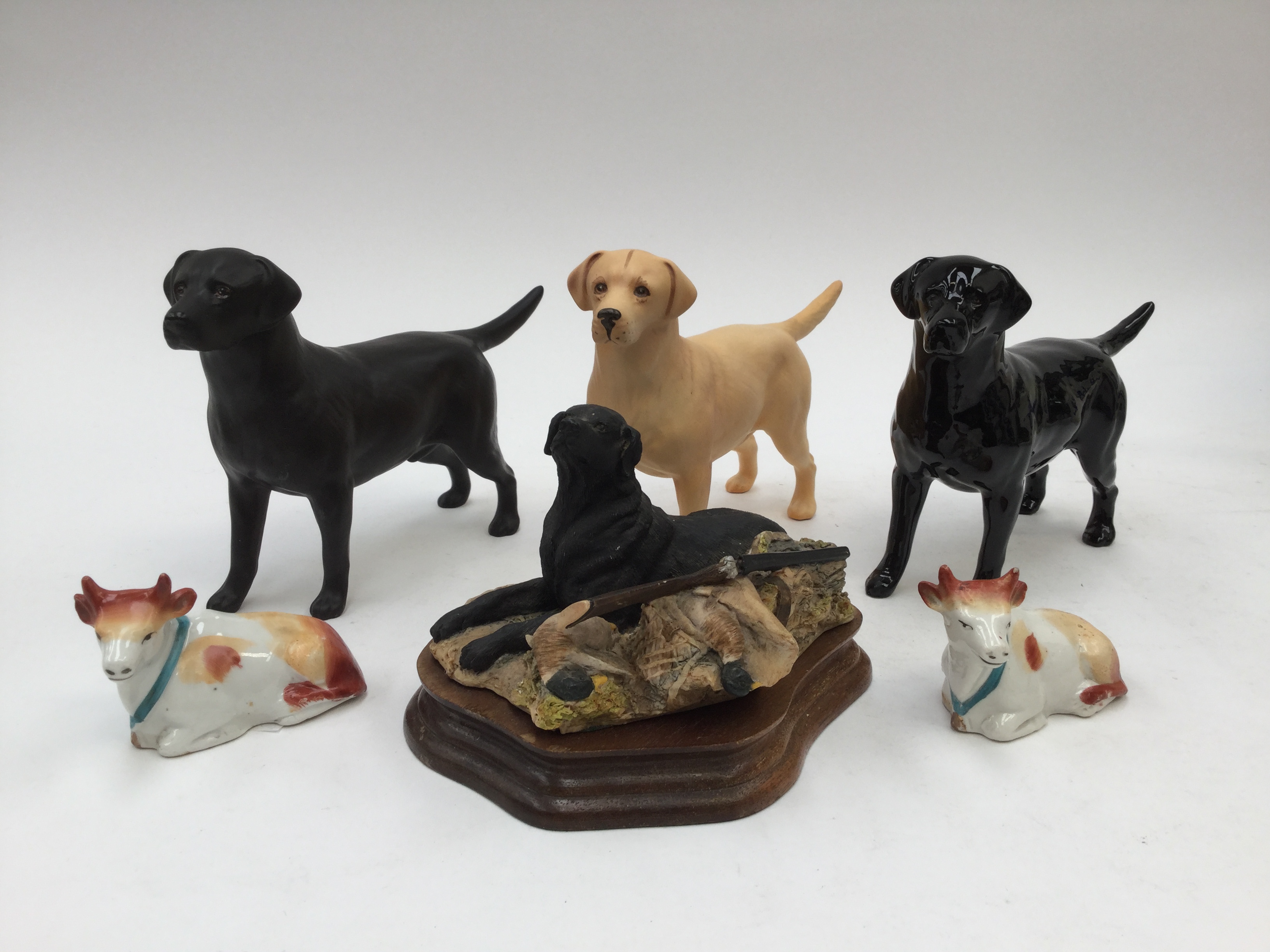 border fine arts black labrador