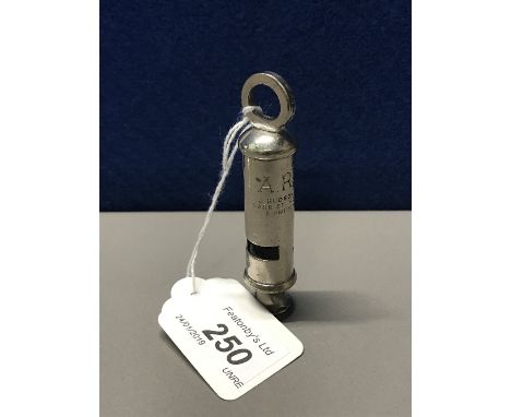 VINTAGE AIR RAID WHISTLE (J HUDSON AND CO)