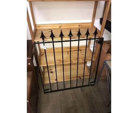 WROUGHT IRON GATE 32" WIDE 37" HIGH