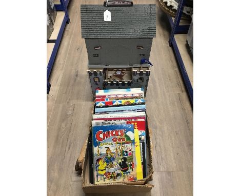 KIDS FORT VINTAGE ANNUALS AND BARN AND CONTENTS