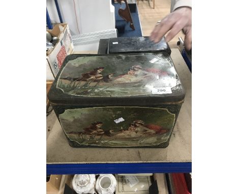 RARE MAZAWATTEE TEA CADDY TIN