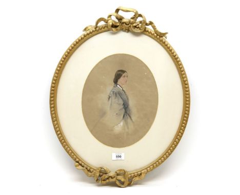S.H. Whitbread ?PORTRAIT OF A LADYWatercolour29cm x 33.5cm