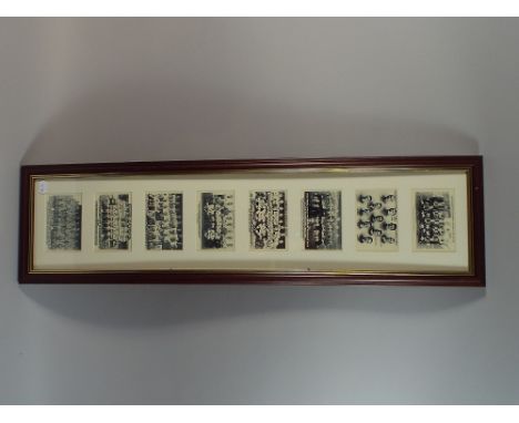 A Reproduction set of Eight Vintage Photographs of Wolverhampton Wanderers Football Club, Through the Ages 