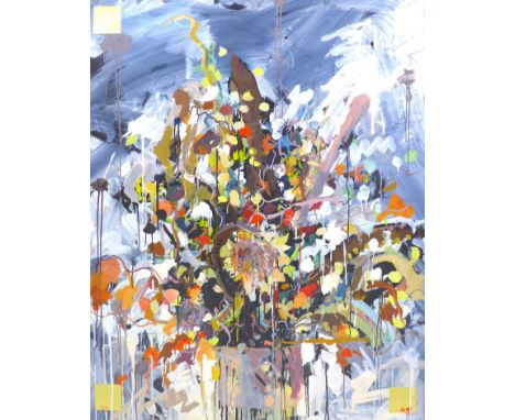Michael (Mike) R. Hoar ARCA (British, 1943-2017): 'Kip's Flowers', initialled lower right, possibly dated lower left, titled 