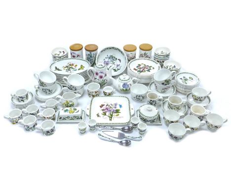 A large Portmeirion dinner, tea, and coffee service, decorated in the 'Botanic Garden' pattern, including a coffee pot, 23cm 