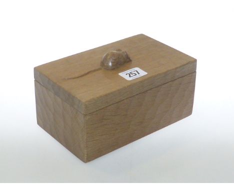 Robert Mouseman Thompson oak box