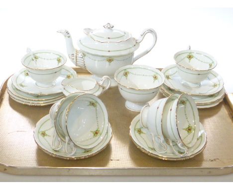 Foley Wileman twenty-one piece china tea service