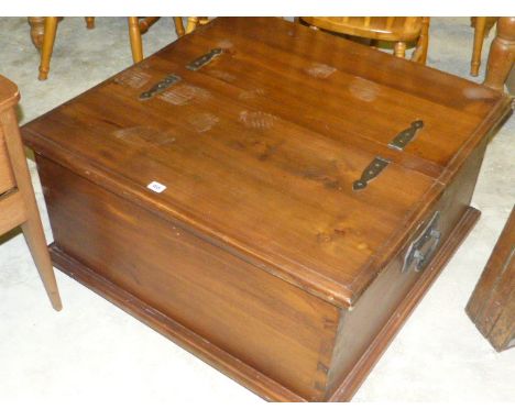 Double hinged top storage table-trunk