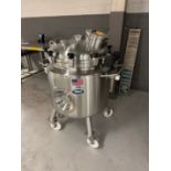 T&C Stainless 150 Liter Vacuum Rated Mix Tank, 316L Stainless Steel, 60 PSI MAWP, A | Rig Fee $100