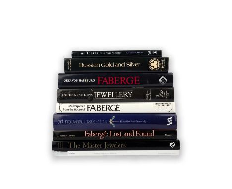 No reserve - a collection of nine jewellery reference books, comprising: Geoffrey Munn, Tiaras Past and Present; Alexander vo